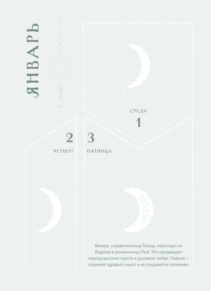 Planner - Horoscope for 2025. Taurus
